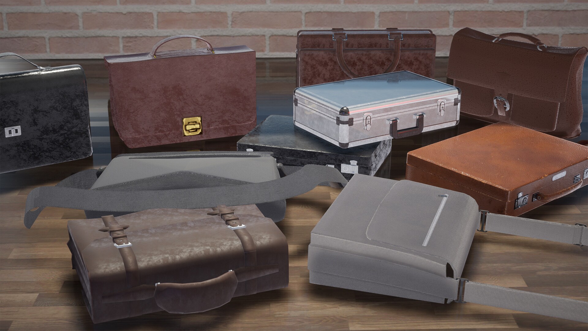 Briefcase Package / 11 Assets in Props UE Marketplace